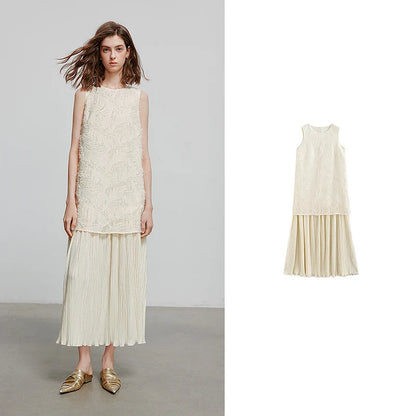 TOYOUTH Women Dress 2025 Summer New Elegant Dress 8529054