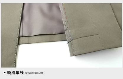 High End Anti Wrinkle New Brand Business Casual Fashion Slim Fit Trench Coats Spring Autumn Overcoat Long Jacket Outercoat