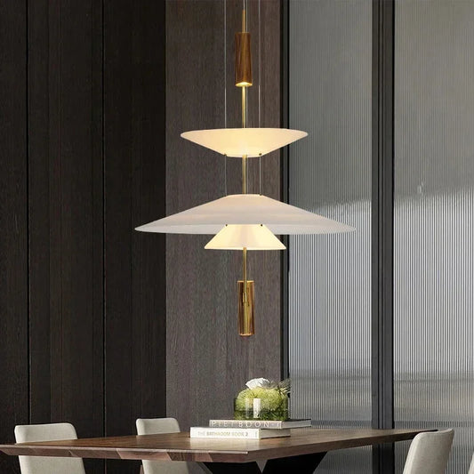 Denmark Designer UFO LED Pendant Light – Modern Hanging Lamp for Dining & Living Room.