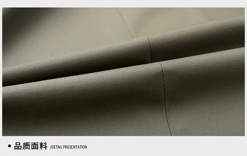 High End Anti Wrinkle New Brand Business Casual Fashion Slim Fit Trench Coats Spring Autumn Overcoat Long Jacket Outercoat