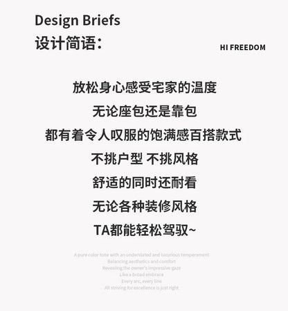 Orange Oversize Simple Lazy Sofa Fancy Soft Modern Individual Loveseat Puffs Sofa Living Room Sofy Do Salonu Furniture Home