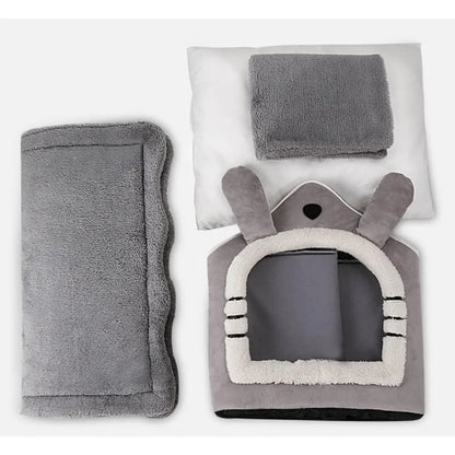 Dog Houses Soft Indoor Enclosed Tent Huts Warm Cave Dog Kennel House Type Winter Warm Small Dog Teddy Four Seasons Universal Rem