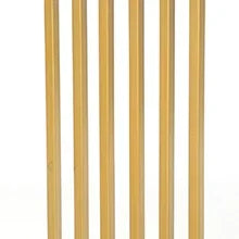 Modern White Executive Desk with Gold Metal Legs – Large Home Office Table.